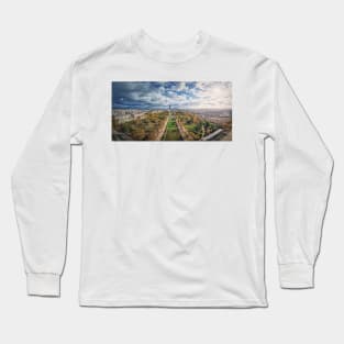 Panoramic view to the Paris city Long Sleeve T-Shirt